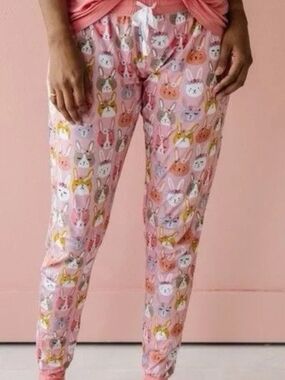 Little Sleepies Boho Bunnies Women's Pajama Pants - Medium